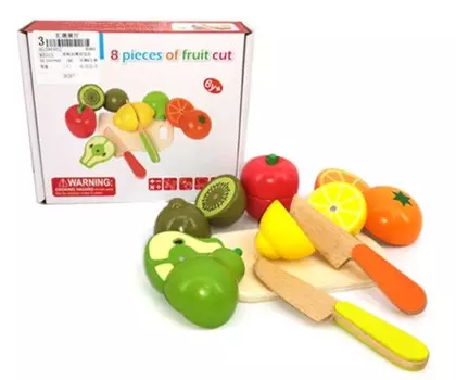 Деревянная игрушка Наша Игрушка Игровой набор Фрукты 200881968