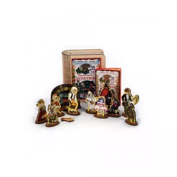 Деревянная игрушка Нескучные Игры Театр на столе Приключения Буратино