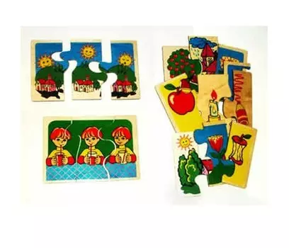 Деревянная игрушка Оксва Пазлы Последовательности