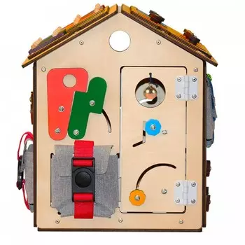 Деревянная игрушка Paremo Бизи дом (15 элементов)