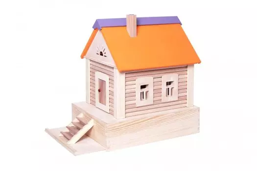 Деревянная игрушка Paremo Конструктор Избушка