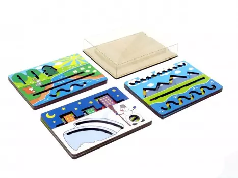 Деревянная игрушка Paremo Набор трафаретов