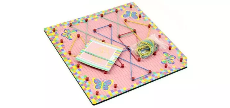 Деревянная игрушка Paremo развивающая Геоборд Мозаика