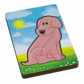 Деревянная игрушка Paremo Вкладыши Собачка