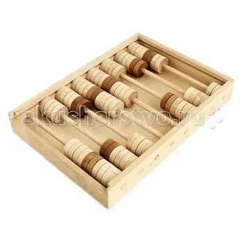 Деревянная игрушка Пелси Счеты детские сборные