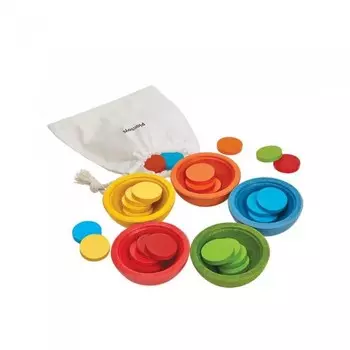 Деревянная игрушка Plan Toys Игра Счёт и сортировка