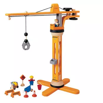 Деревянная игрушка Plan Toys Подъемный кран 6086
