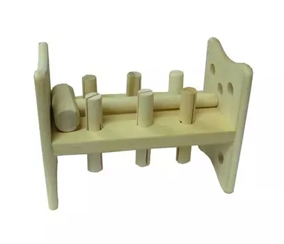 Деревянная игрушка RNToys Гвозди-перевертыши неокрашенные