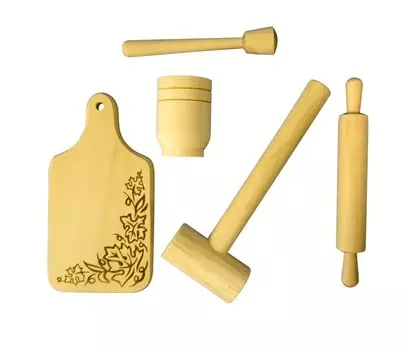 Деревянная игрушка RNToys Кухонный набор малый