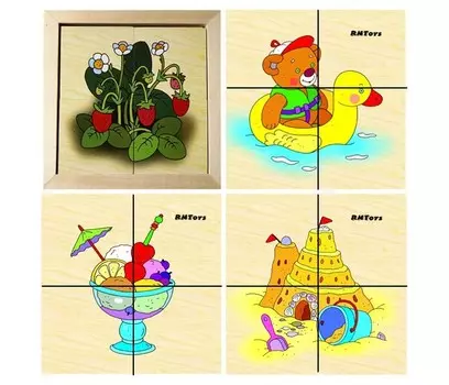 Деревянная игрушка RNToys Лето