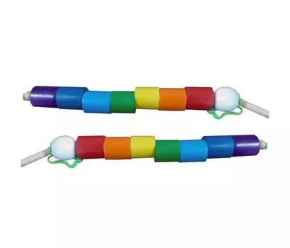 Деревянная игрушка RNToys Радужные гусеницы 2 шт.