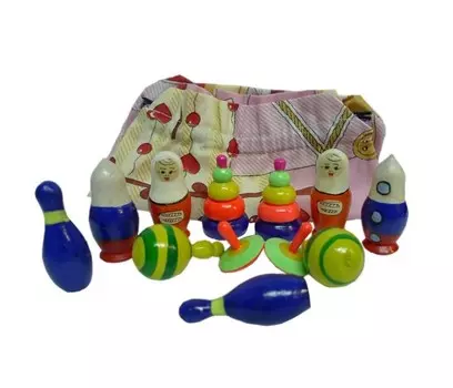 Деревянная игрушка RNToys Волшебный мешочек Игрушки расписные