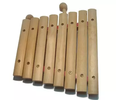 Деревянная игрушка RNToys Ксилофон неокрашенный 8 тонов