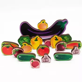 Деревянная игрушка Сибирские игрушки Балансир Овощи