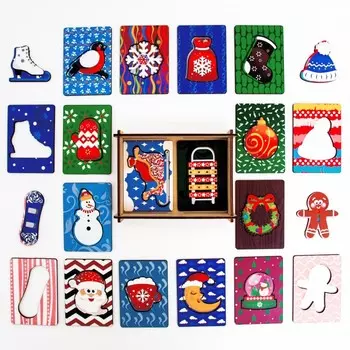 Деревянная игрушка Сибирские игрушки Досочки Сегена Зима