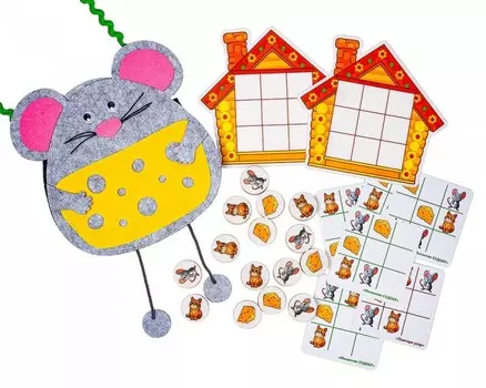 Деревянная игрушка Смайл Декор Логическая игра Умные мыши