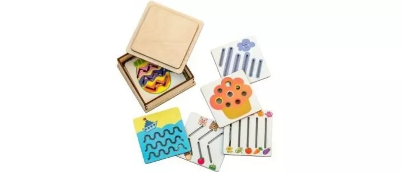 Деревянная игрушка Смайл Декор Маленькие линейки для больших побед