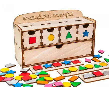 Деревянная игрушка Смайл Декор Волшебный комодик