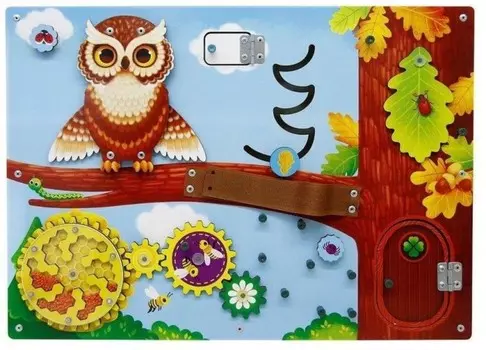 Деревянная игрушка Тимбергрупп Бизиборд Совушка