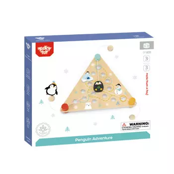 Деревянная игрушка Tooky Toy Игра Пингвин