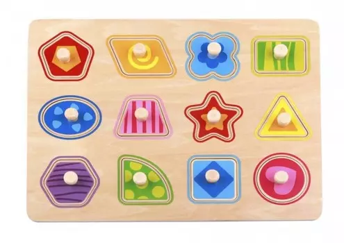 Деревянная игрушка Tooky Toy Пазл Формы