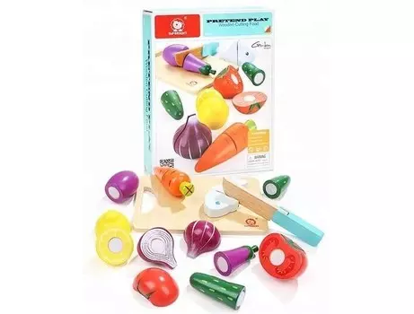 Деревянная игрушка TopBright Набор Овощи 120340