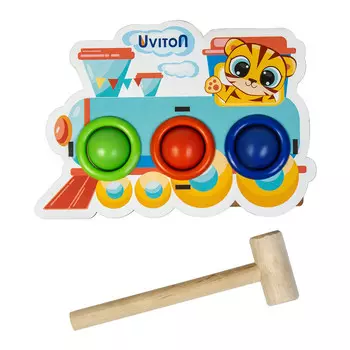 Деревянная игрушка Uviton Стучалка Паровозик