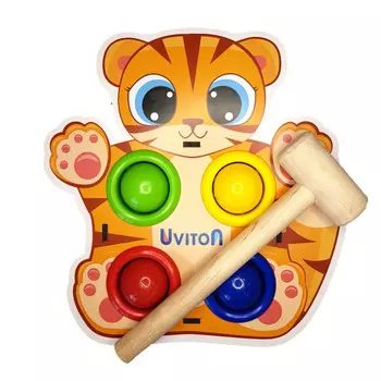 Деревянная игрушка Uviton Стучалка Тигренок
