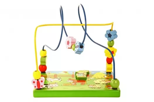 Деревянная игрушка Viga Лабиринт Ферма