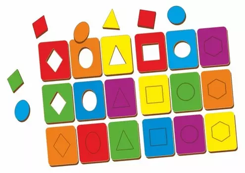 Деревянная игрушка Woodland Доски Сегена набор 18 шт.