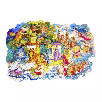 Деревянная игрушка Zufa Пазл из дерева Сказки Пушкина М