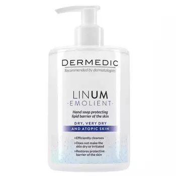 Dermedic Эмолиент линум Жидкое мыло для рук 300 мл