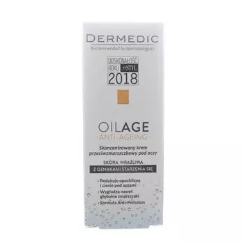Dermedic Оилэйдж Концентрированный крем против морщин для кожи вокруг глаз 15 мл
