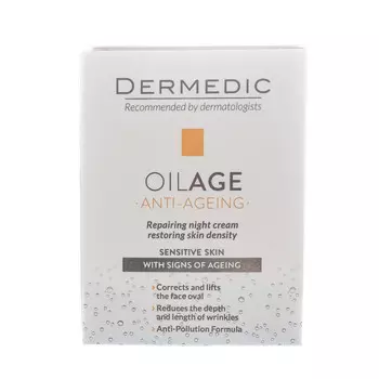 Dermedic Оилейдж Ночной крем для восстановления упругости кожи 50 мл