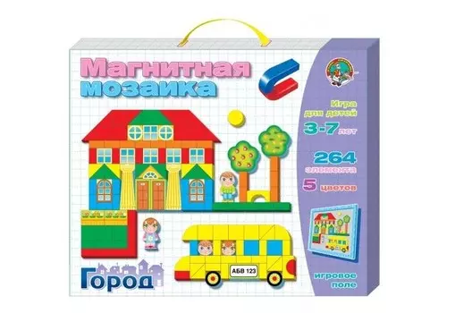 Десятое королевство Мозаика магнитная Город (264 элемента)