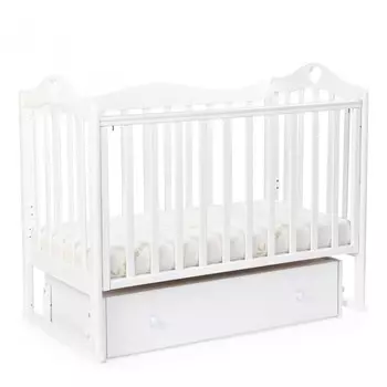 Детская кроватка Bebizaro Jameson Heart маятник универсальный с ящиком