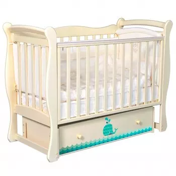 Детская кроватка ByTwinz Camellia Маленький Кит