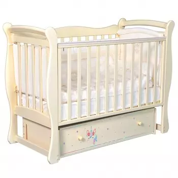 Детская кроватка ByTwinz Camellia Радуга