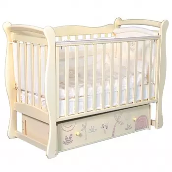 Детская кроватка ByTwinz Camellia Сафари