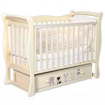 Детская кроватка ByTwinz Camellia Зверополис