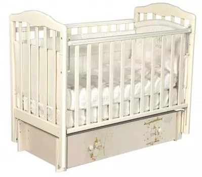 Детская кроватка ByTwinz Daniella Радужные единороги