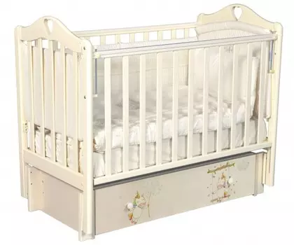 Детская кроватка ByTwinz Estelle Радужные единороги