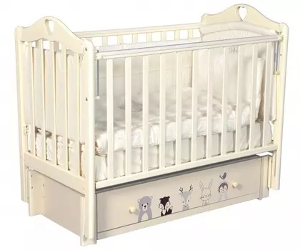 Детская кроватка ByTwinz Estelle Зверополис