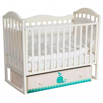 Детская кроватка ByTwinz Gabriella Маленький кит