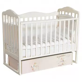 Детская кроватка ByTwinz Milania Радужные единороги