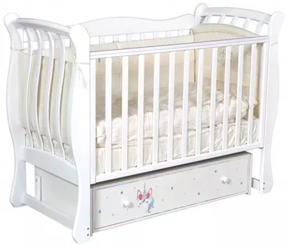 Детская кроватка ByTwinz Tiffany Радуга