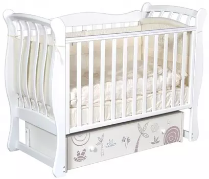 Детская кроватка ByTwinz Tiffany Сафари