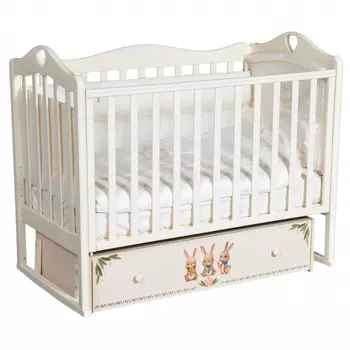 Детская кроватка ByTwinz Venecia Зайки