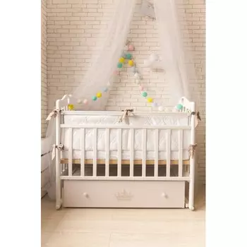 Детская кроватка ByTwinz Версаль (поперечный маятник)