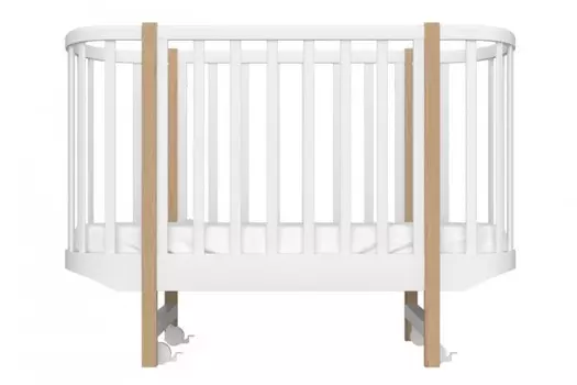 Детская кроватка Ellipse Classic бук 125х70